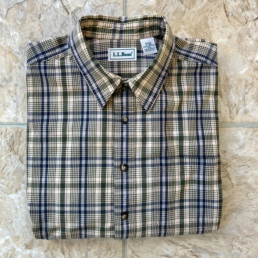 LL Bean button-front shirt EUC